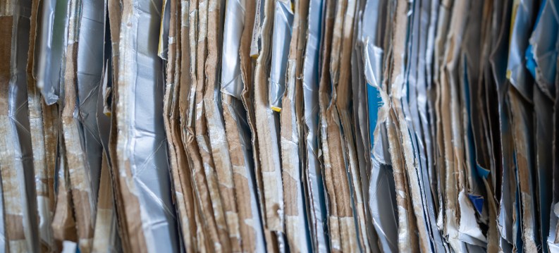 Reproceso de envases larga vida Tetra Pak.